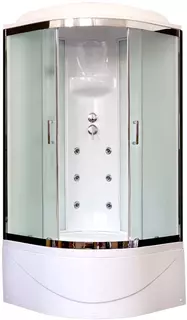 Душевая кабина 90x90x217 см Royal Bath RB90BK3-WC-CH матовое