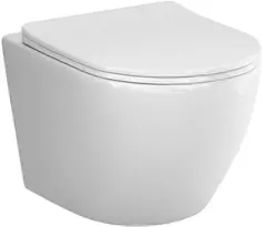 Унитаз подвесной Am.Pm Like AquaSpin C801900SC безободковый, торнадо, с сиденьем микролифт, белый Am.Pm.