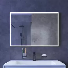 Зеркало 100x70 см черный IDDIS Slide SLI1000i98