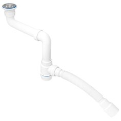 Сифон для умывальника, 1.1/2"х40, (нерж.реш.) с г.т. 40х40/50, ИС.110633