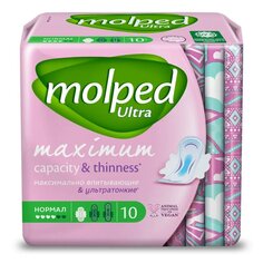 Прокладки женские Molped, Ultra Normal, 10 шт