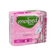 Прокладки женские Molped, Ultra Long, 8 шт