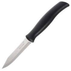 Нож кухонный Tramontina, Athus, для овощей, нержавеющая сталь, 8 см, рукоятка пластик, 23080/003