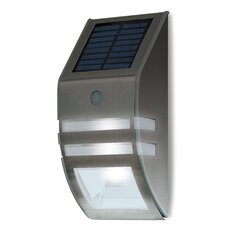 Фонарь садовый Uniel, Sensor USL-F-164/MT170, на солнечной батарее, настенный, 0.3 Вт, металл, 75х17 см