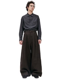 Широкие льняные брюки Ziggy Chen
