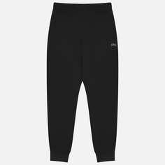Мужские брюки Lacoste Slim Fit Fleece Joggers, цвет чёрный, размер S
