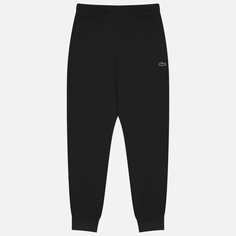 Мужские брюки Lacoste Slim Fit Fleece Joggers, цвет чёрный