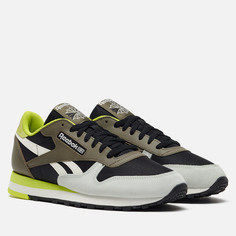 Кроссовки Reebok Classic Leather, цвет зелёный