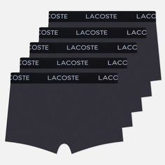 Комплект мужских трусов Lacoste Underwear 5-Pack Stretch Cotton, цвет серый