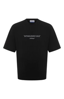 Хлопковая футболка Off-White