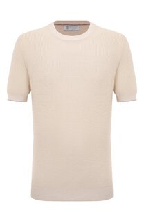 Джемпер изо льна и хлопка Brunello Cucinelli