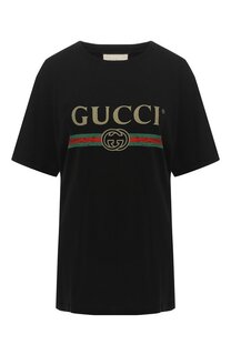 Хлопковая футболка Gucci