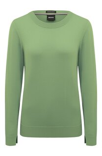 Шерстяной пуловер BOSS