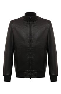 Кожаный бомбер Dirk Bikkembergs