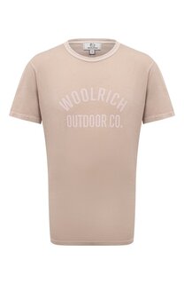 Хлопковая футболка Woolrich