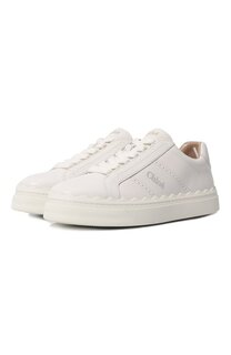 Кожаные кеды Lauren Chloé Chloe