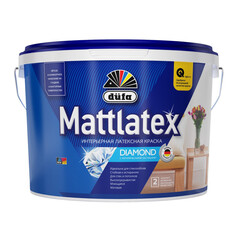 Краски для стен и потолков краска в/д DUFA Mattlatex для стен и потолков 9л белая, арт.МП00-009473