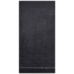 Полотенца полотенце махр. CLEANELLY Роччэ 50х100см черное, арт.ПЦ625-4136