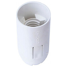 Патроны для лампочек патрон Е14 подвесной термостойкий пластик белый Dori