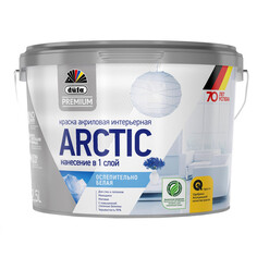 Краски для стен и потолков краска в/д DUFA Premium Arctic база 1 для стен и потолков 2,5л белая, арт.Н0000004362