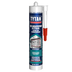 Герметики герметик силиконовый TYTAN Professional для аквариумов и стекла 280мл бесцветный, арт.74577