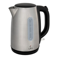 Чайники электрические чайник LEX LX 30017-1 2200Вт 1,7л металл серебристый
