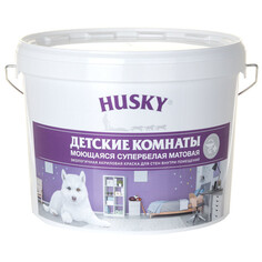 Краски для стен и потолков краска акриловая HUSKY для детских комнат 9л база А, арт.28163