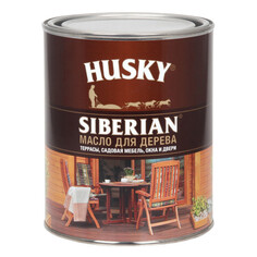 Масла древозащитные масло для дерева HUSKY SIBERIAN 0,9л бесцветный, арт.26938