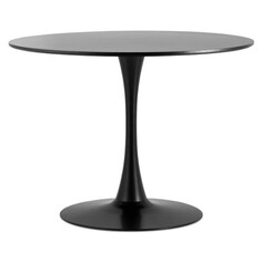 Столы для кухни стол TULIP 800х800х730мм МДФ/металл черный