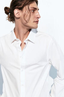 верхняя сорочка мужская Рубашка slim хлопковая классическая Befree