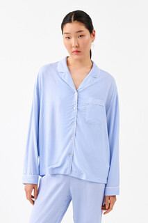 блузка домашняя женская Рубашка пижамная вискозная oversize Befree