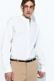 верхняя сорочка мужская Рубашка хлопковая с круглым вырезом Befree