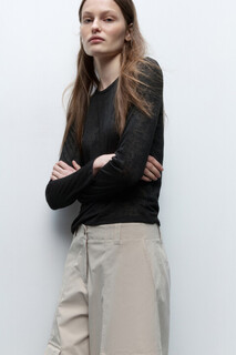 джемпер женский Лонгслив из фактурной ткани Befree