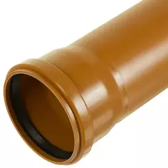 Труба канализационная наружная SN4 110x2000 мм Без бренда