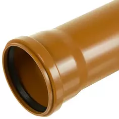 Труба канализационная наружная SN4 110x3000 мм Без бренда
