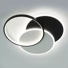Люстра потолочная светодиодная Vega 75 Вт 18 м² регулируемый белый свет цвет черно-белый Estares