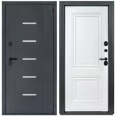 Дверь входная металлическая Порта Т-1 98x205 см правая белый Portika