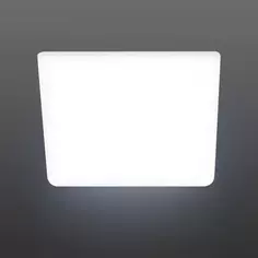 Светильник точечный светодиодный встраиваемый Эра 22-12-4K под отверстие 95 мм 2.7 м² нейтральный белый цвет света цвет белый ERA