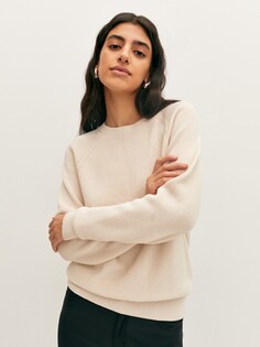 Джемпер из 100% хлопка с рукавом реглан (42) Elis