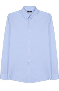 Хлопковая рубашка с воротником кент Dal Lago