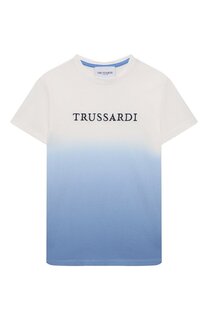 Хлопковая футболка Trussardi junior