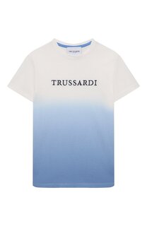 Хлопковая футболка Trussardi junior