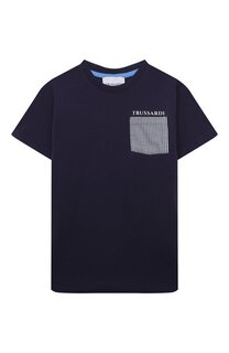 Хлопковая футболка Trussardi junior