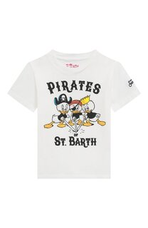 Хлопковая футболка MC2 Saint Barth