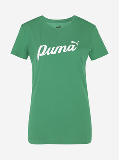 Футболка женская PUMA Ess+ Blossom Script, Зеленый