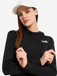 Худи женская PUMA Ess+ Embroidery, Черный