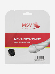Струна для большого тенниса MSV Hepta Twist, Серый Mauve