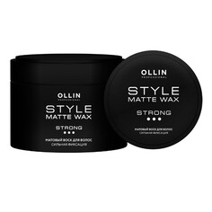 STYLE Матовый воск для волос сильной фиксации Ollin Professional