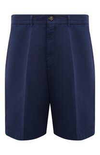 Шорты изо льна и хлопка Brunello Cucinelli