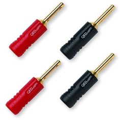 Разъёмы для акустического кабеля QED Screwloc ABS 4mm Banana